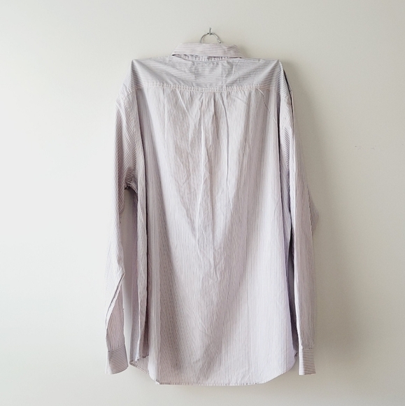 PINK casual men's stripped button down shirt‎ size XL - Picture 8 of 8